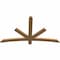 Ekena Millwork Alberta Smooth Timber Gable Bracket, Western Red Cedar, 60"W x 35"H x 1 1/2"D x 3 1/2"F, 14/12 Pitch GBW060X35X0204ALB00SWR - alternate 2
